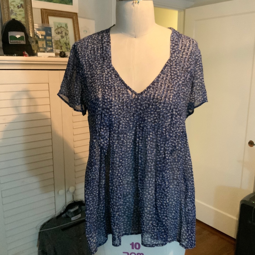 Joie peasant top with tie